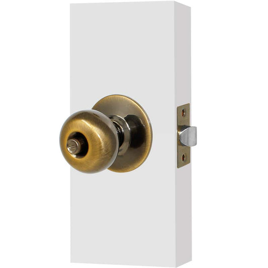 Cerradura para baño latón antiguo Cariel 12011 Ashico