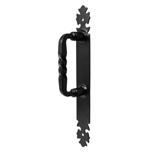 Jaladera Conde para puerta negro mate 369 Ashico