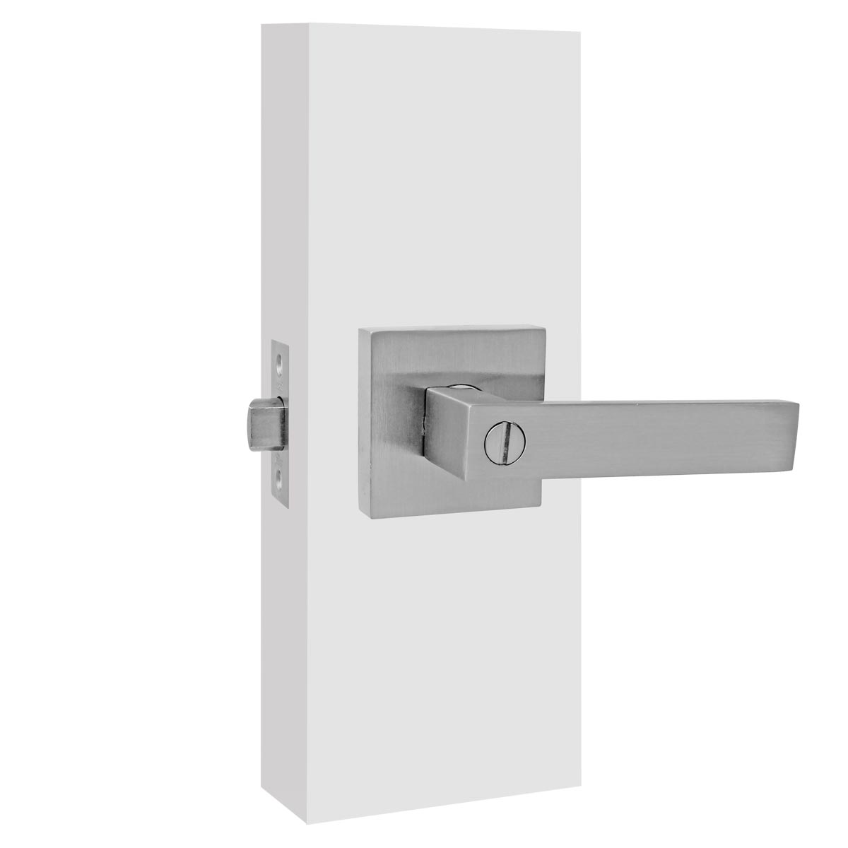 Cerradura para baño níquel satinado Milán Inoxx Italy