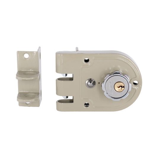 Cerradura de sobreponer para puertas corredizas izquierda 625-DC / SI Austral