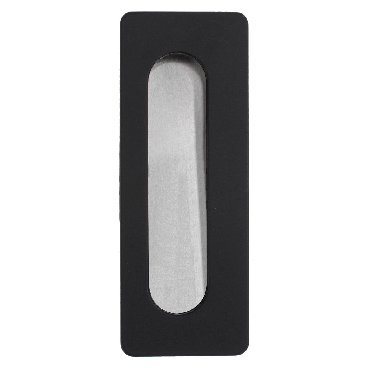 Jaladera de embutir 96 mm negro mate Rish