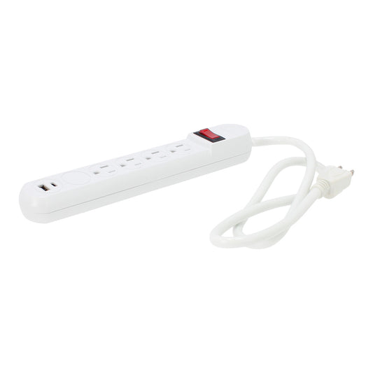 Multicontacto 4 contactos, 1 puerto USB y 1 puerto tipo C y supresor de picos a 110 Joules 1337 Sane