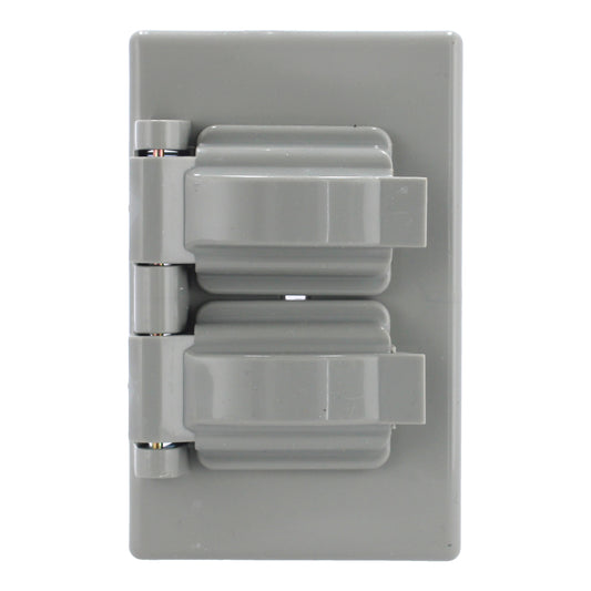 Tapa de plástico para intemperie dúplex 4313 Sanelec