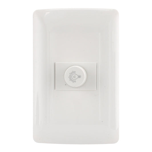Placa con atenuador de luz línea Universal 4571 Sanelec