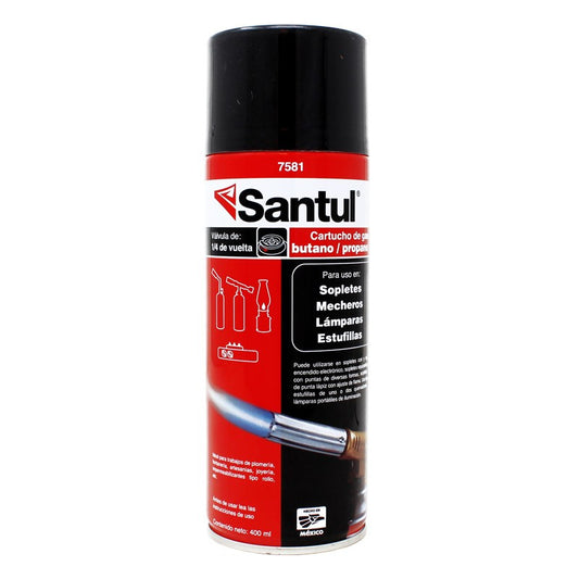 Cartucho de gas butano / propano 7581 Santul