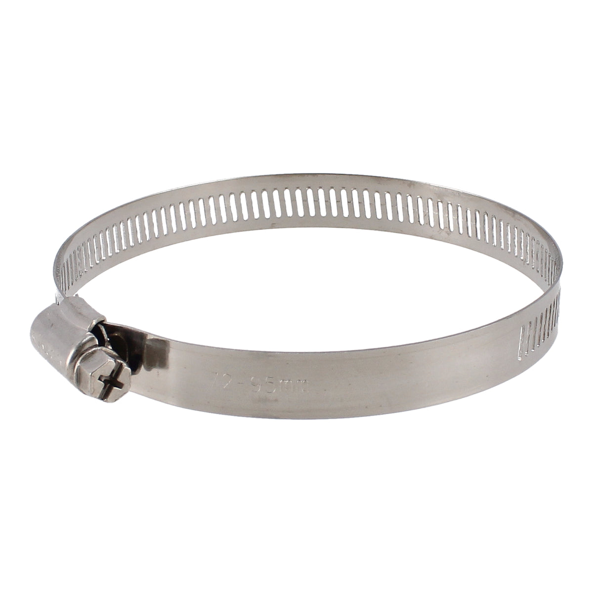 Abrazadera sin fin 2 13/16"-3 3/4" de acero inoxidable #52 7877 Sanelec