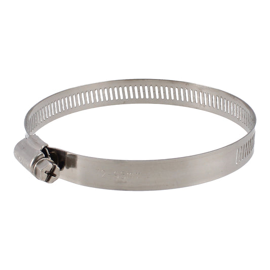 Abrazadera sin fin 2 13/16"-3 3/4" de acero inoxidable #52 7877 Sanelec
