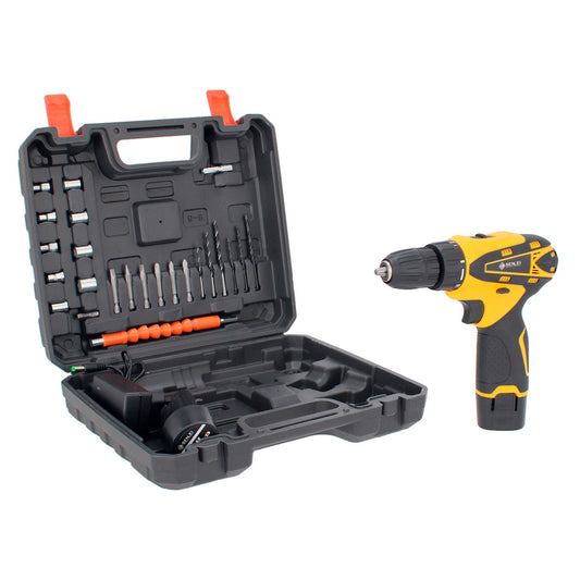 Kit de atornillador inalámbrico 12 V y accesorios Senlei