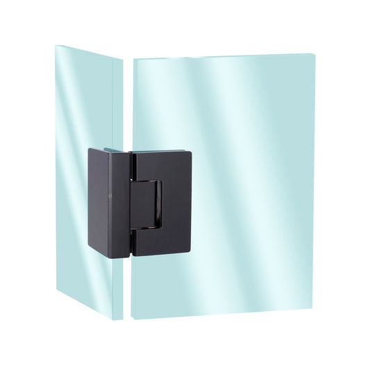 Bisagra vidrio-vidrio a 90° negro mate SH350N Axcent