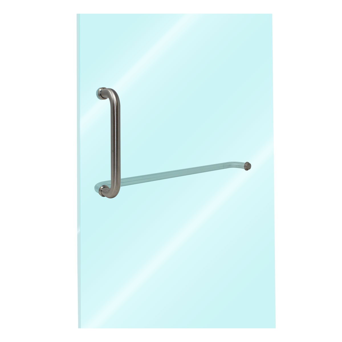 Jaladera con toallero satinado SH-530 Axcent