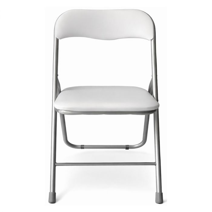 Silla Acojinada Plegable Blanca GardenLife