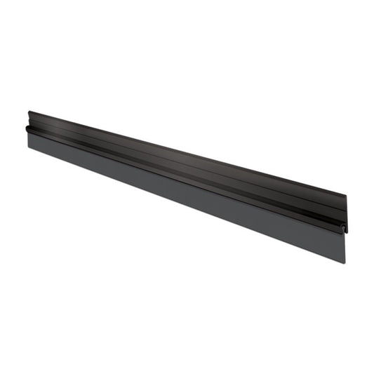 Sellapuertas fijo aluminio negro 1 m Herralum
