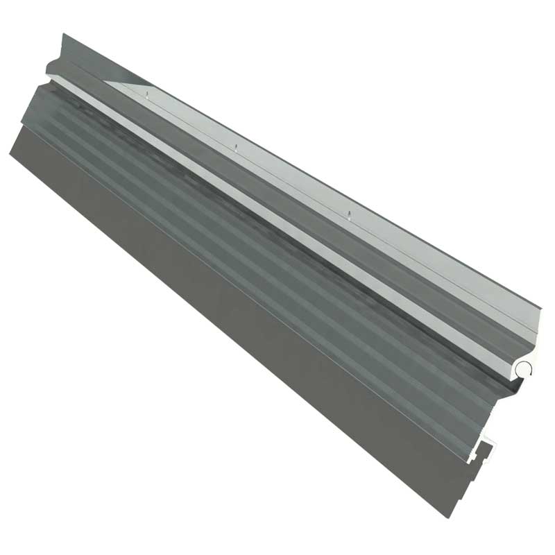 Guardapolvo automático 90 cm aluminio natural Herralum