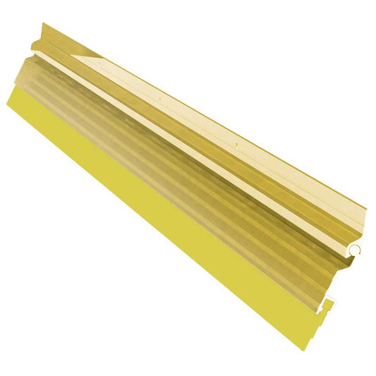 Guardapolvo automático 120 cm aluminio dorado Herralum
