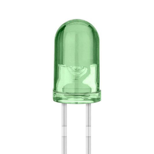 LEDs de 5 mm, color verde claro 10 piezas E5/VER-C Steren