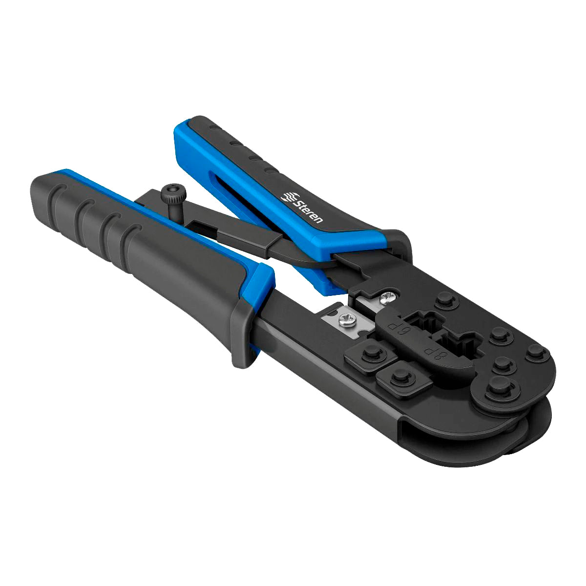 Pinza ponchadora de plug RJ11, RJ12 y RJ45 HER-668 Steren