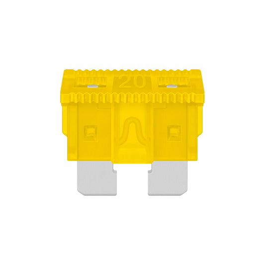 Fusible automotriz de 32 Vcc 20 A, amarillo FA 20 Steren