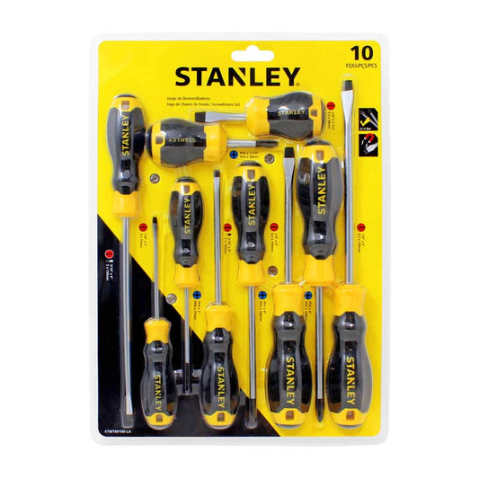Juego de desarmadores 10 piezas STMT60100-LA Stanley