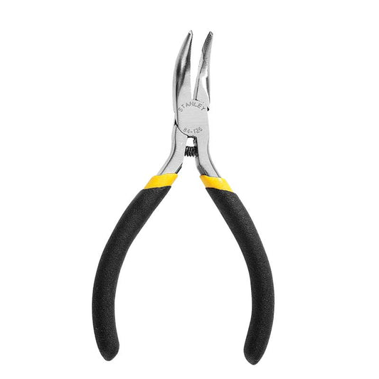 Pinza de precisión de punta curva 5" 84-126 Stanley