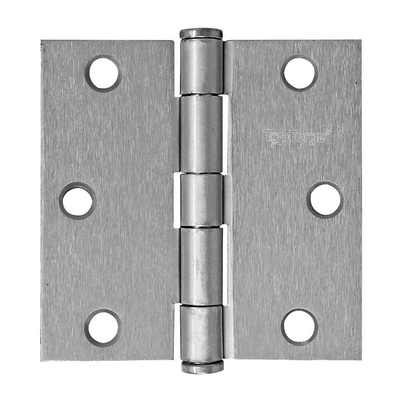 Bisagras 3" x 3" cromo mate 10 piezas PF0116 Top Forge