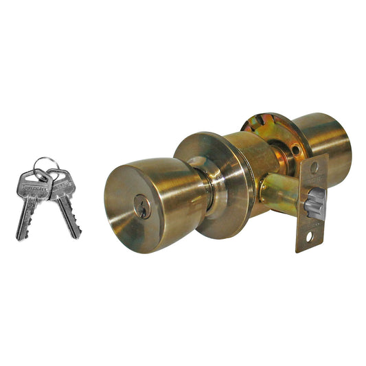 Cerradura para recámara latón antiguo Turín PF0046 Top Forge