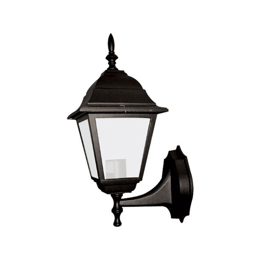 Farol de pared cuadrado negro FU0781 Fulgore