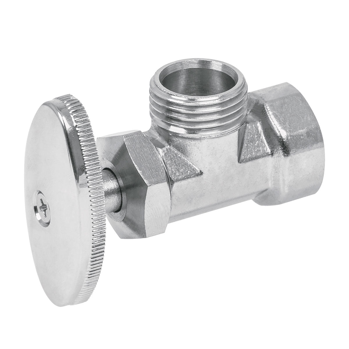 Llave angular con presión sin tuerca 1/2" x 1/2" YD0186 Yarden