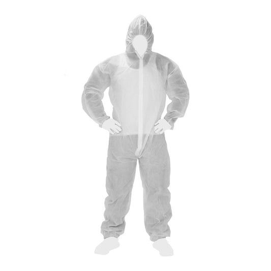 Overol desechable blanco talla chica TC4148 Toolcraft
