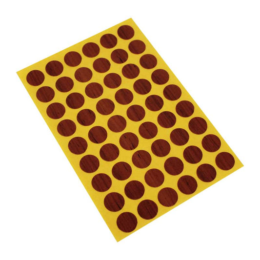 Tapa adherible cerezo para tornillo
