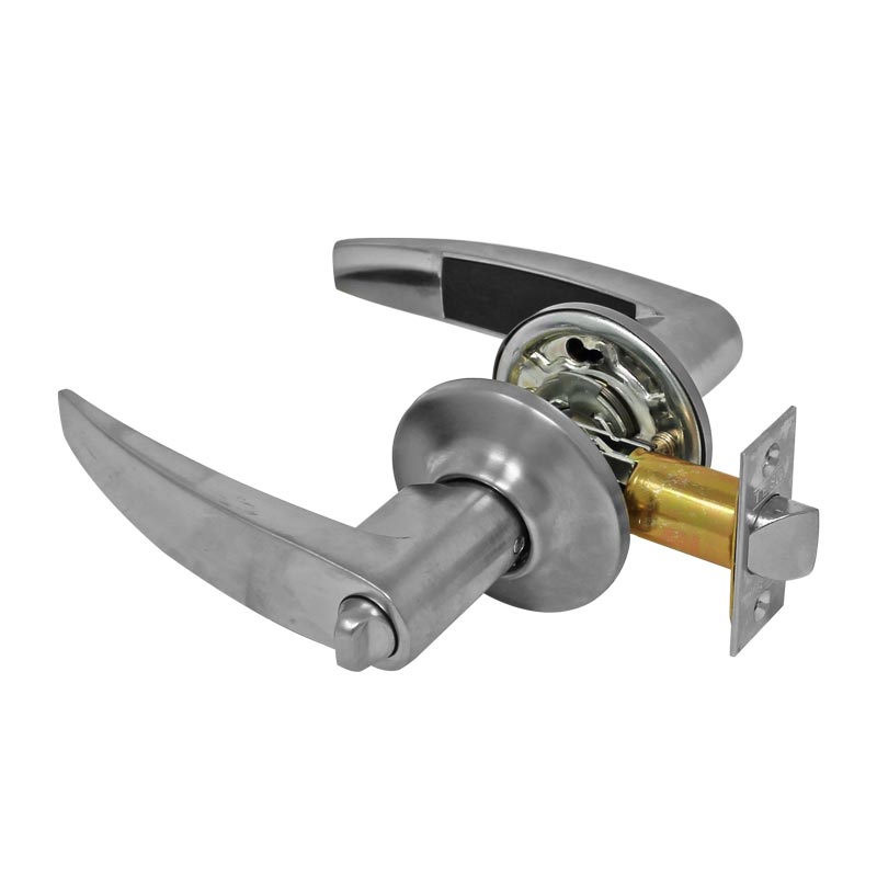 Cerradura para baño cromo mate Jerez Tesa