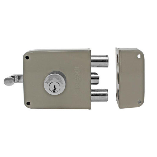 Cerradura de sobreponer pintada L-5 Tover