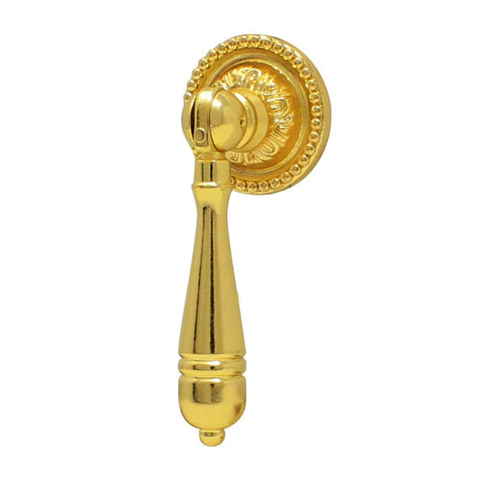 Jaladera Gota grande Gótico latón brillante 104431 Rish
