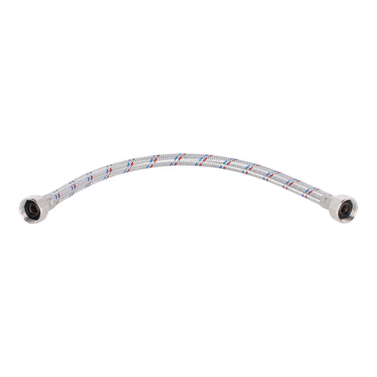 Manguera flexible de aluminio para lavabo 1/2" x 1/2" YD0025 Yarden